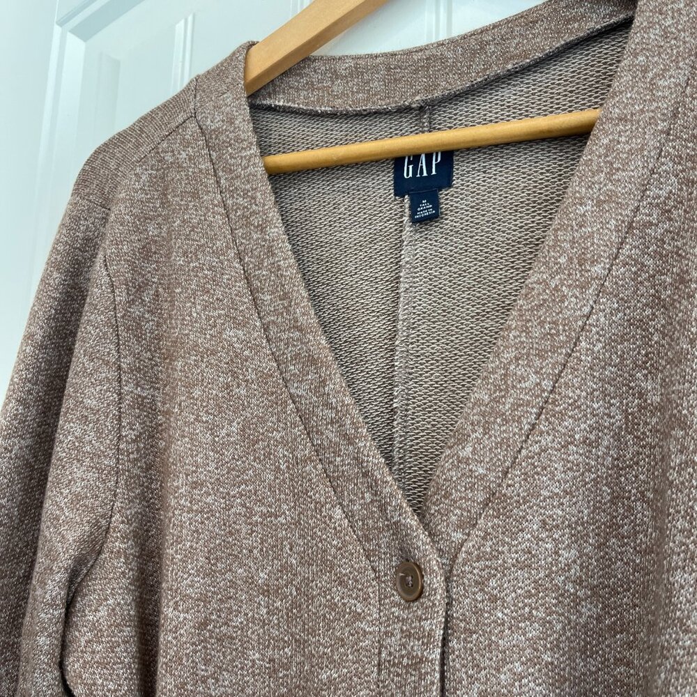 Gap V Neck Jumpsuit Button Front Pocketed Waist T… - image 7